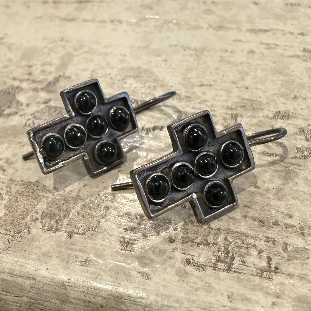 cross earrings